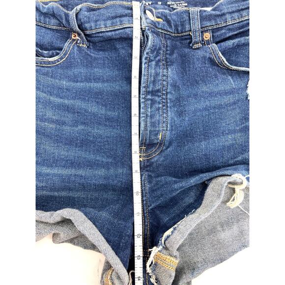 Old Navy Women's Sky In A Line Button Fly Denim Jean Shorts 16 - Picture 5 of 9